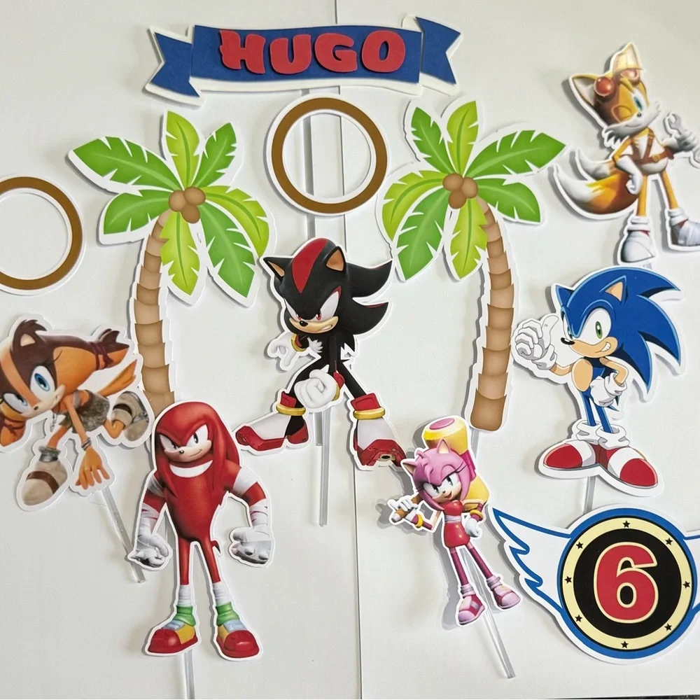 Sonic the Hedgehog Cake Toppers